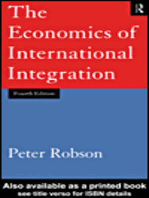 cover image of The Economics of International Integration